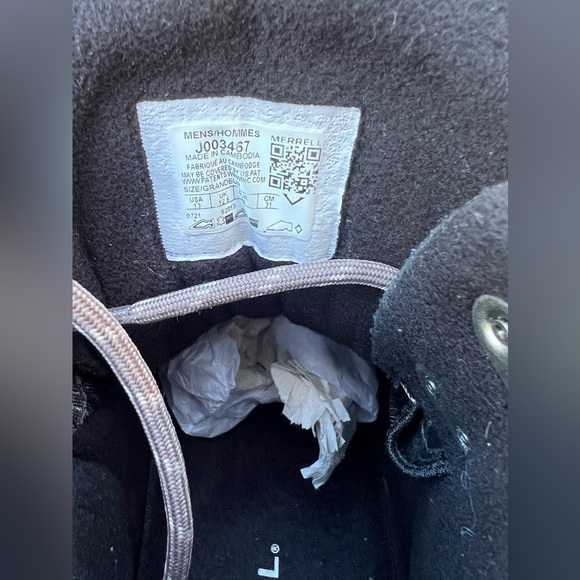 Merrell Men’s IcePack 2 Mid Polar WP Snow Boot - Boulder. Size 13. Never worn. - Picture 10 of 11